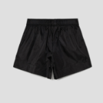 GANNI Duchesse Nylon Shorts – Black