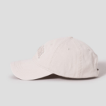 GANNI Washed Cotton Canvas Cap Emb – Ivory