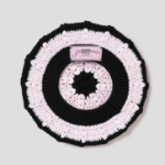 GANNI Cotton Crochet Beret – Light Pink