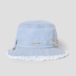 GANNI Bucket Hat Denim – Faded Denim