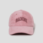 GANNI Cap Hat Corduroy – Pink Lavender