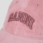 GANNI Cap Hat Corduroy – Pink Lavender