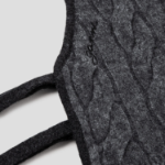 GANNI Cashmere Mix Knit Tie String Balaclava - Ash