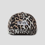GANNI Cap Hat Print - Leopard