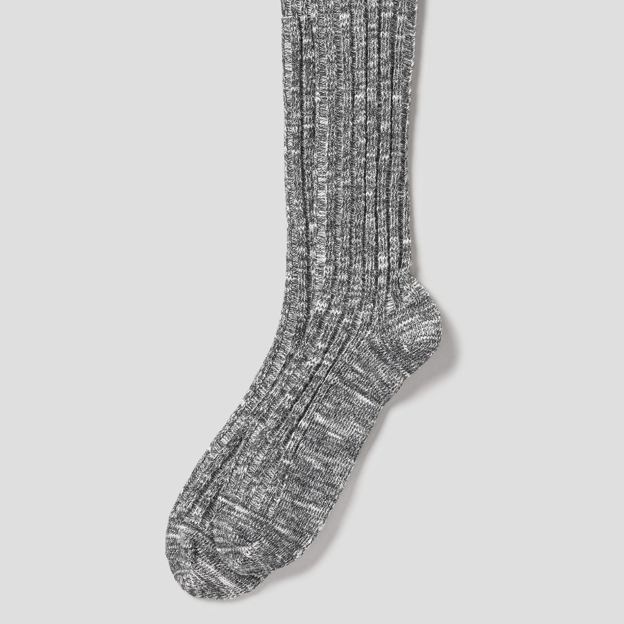 GANNI Chunky Cotton Socks – Grey