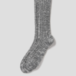 GANNI Chunky Cotton Socks – Grey