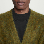 COS Space Dye Mohair Blend Cardigan – Green