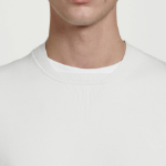 COS Double-Face Bomber Neck Knit Sweater – Off White