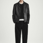 COS Cable Knit Wool Hybrid Vest – Black