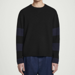 COS Stripe Merino Wool Sweater – Black / Stripe