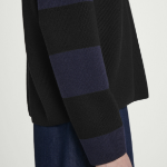 COS Stripe Merino Wool Sweater – Black / Stripe