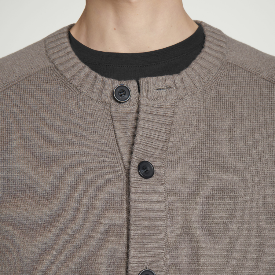 COS Wool Blend Crewneck Cardigan – Mall
