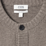 COS Wool Blend Crewneck Cardigan – Mall