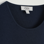 COS Knitted Sports Sleeveless Top – Navy