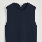 COS Knitted Sports Sleeveless Top – Navy