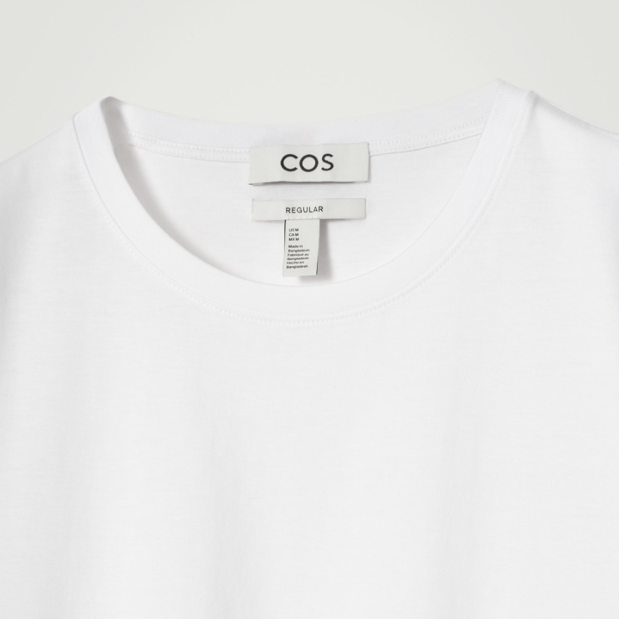 COS Regular Cotton T-Shirt – White