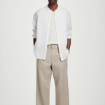 COS Textured Knit Cotton Sleeveless Top – Off White