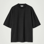 COS Oversized Heavyweight Mock-Neck T-Shirt – Black