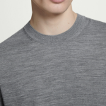 COS Slim-Fit Merino Wool T-Shirt – Grey