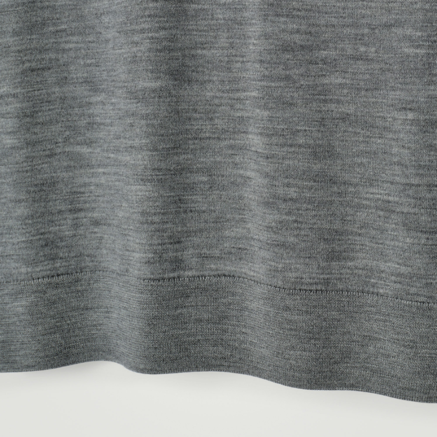 COS Slim-Fit Merino Wool T-Shirt – Grey