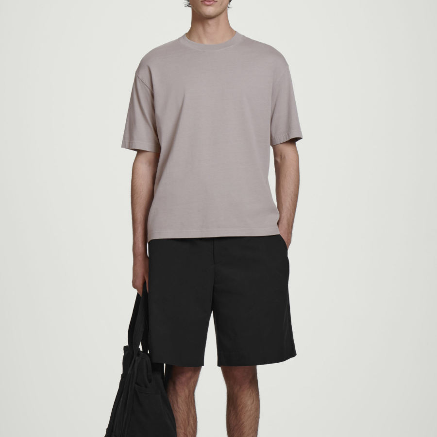 COS Relaxed Lightweight Cotton T-Shirt – Grey