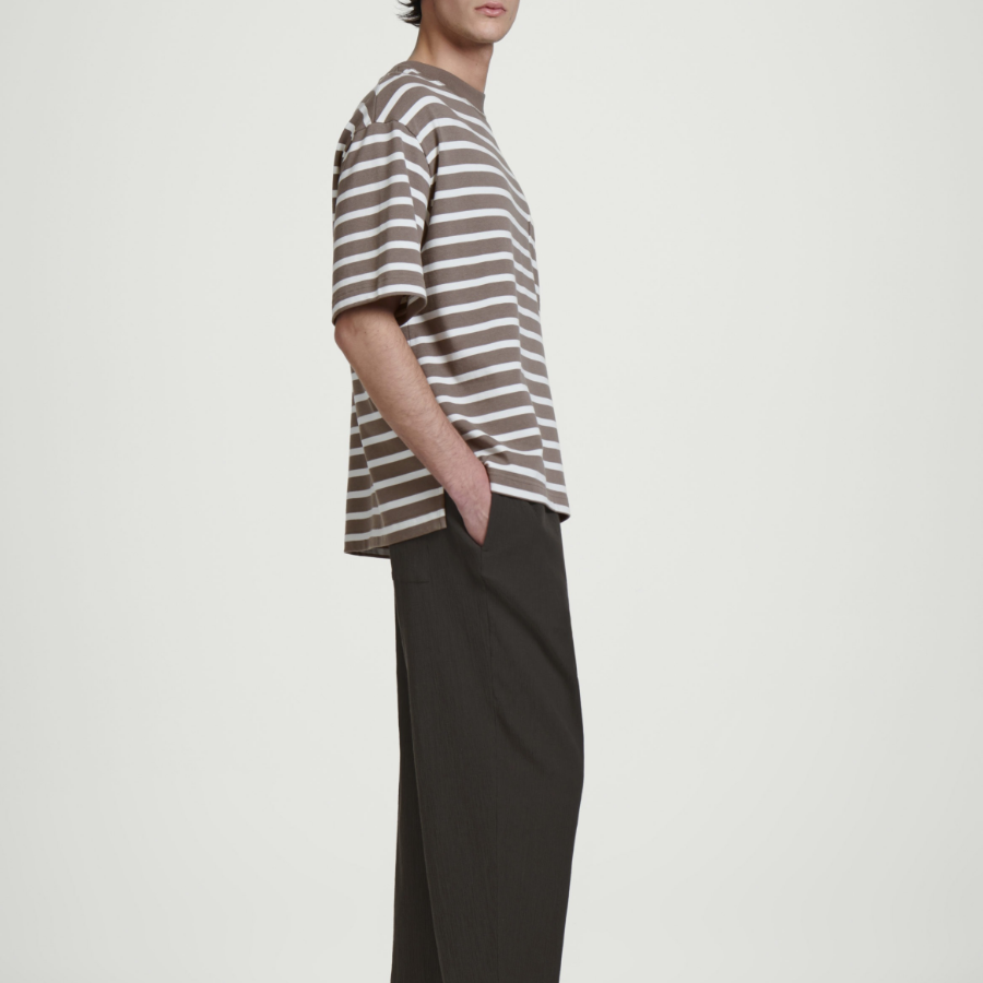 COS Oversized Heavyweight Cotton T-Shirt – Safari Stripe