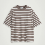 COS Oversized Heavyweight Cotton T-Shirt – Safari Stripe