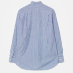 PLAY COMME DES GARCONS Black Heart Wappen Striped Shirt — Navy