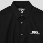 CDGCDGCDG Logo Printed Short Sleeve Shirt — Black