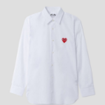 PLAY COMME DES GARCONS Red Heart Wappen Shirt — White