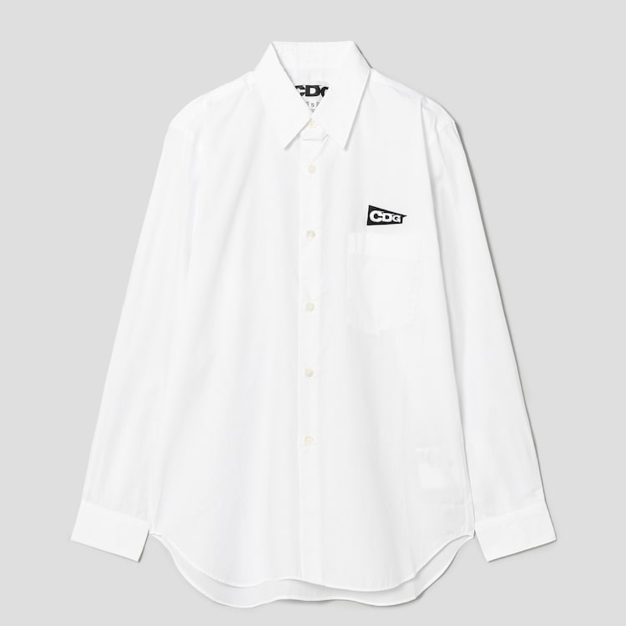 CDGCDGCDG CDG Patch Shirt — White