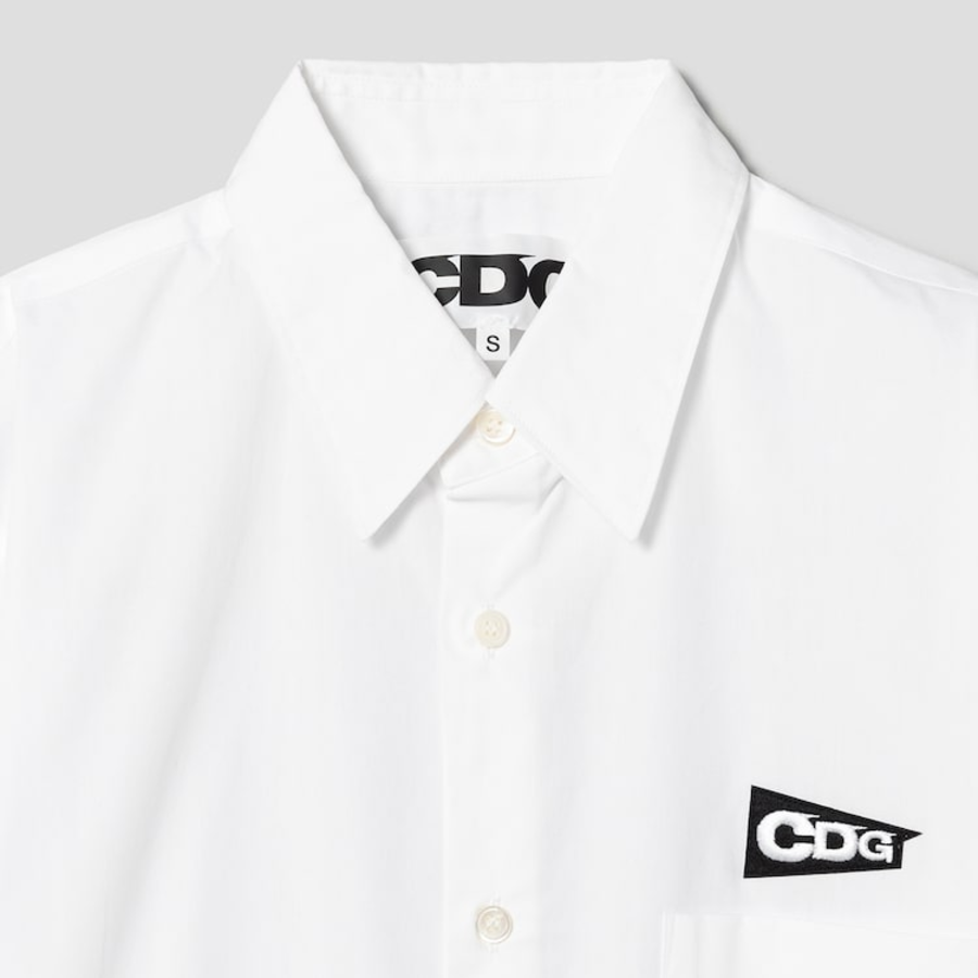 CDGCDGCDG CDG Patch Shirt — White