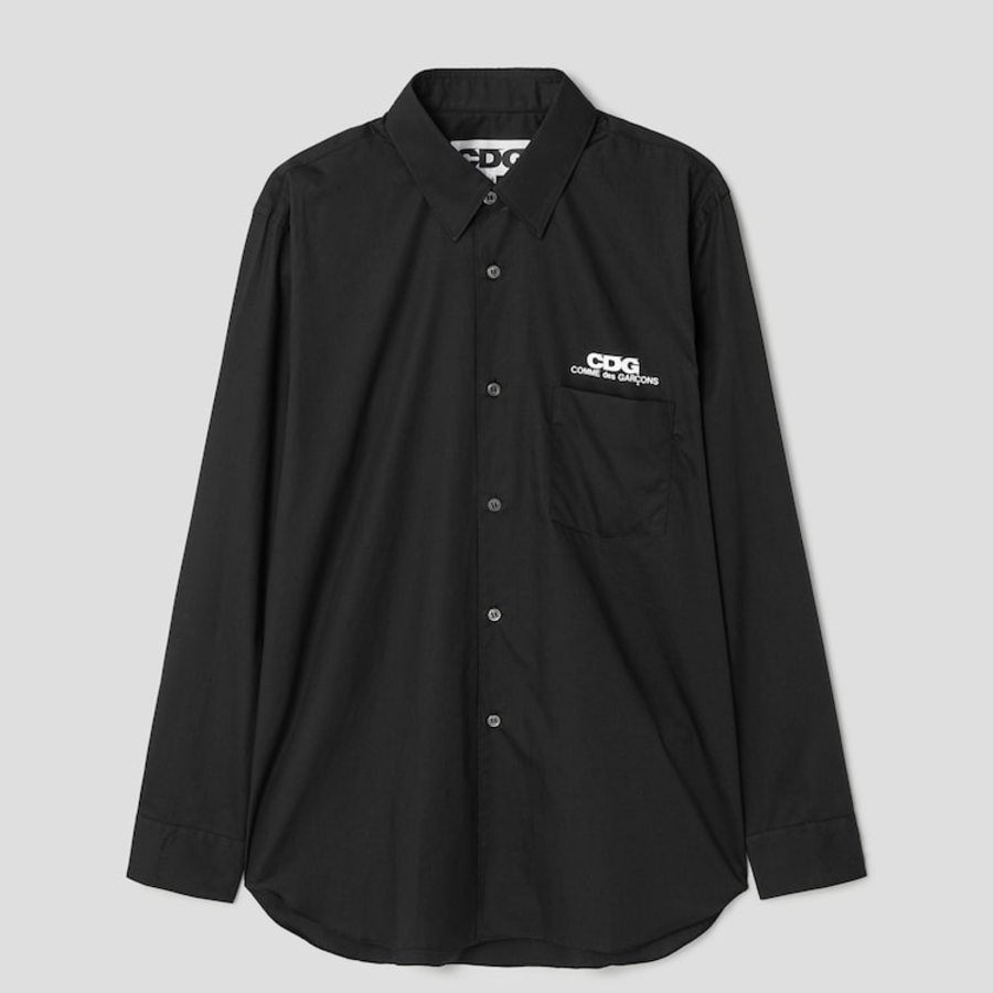 CDGCDGCDG Small Logo Shirt — Black