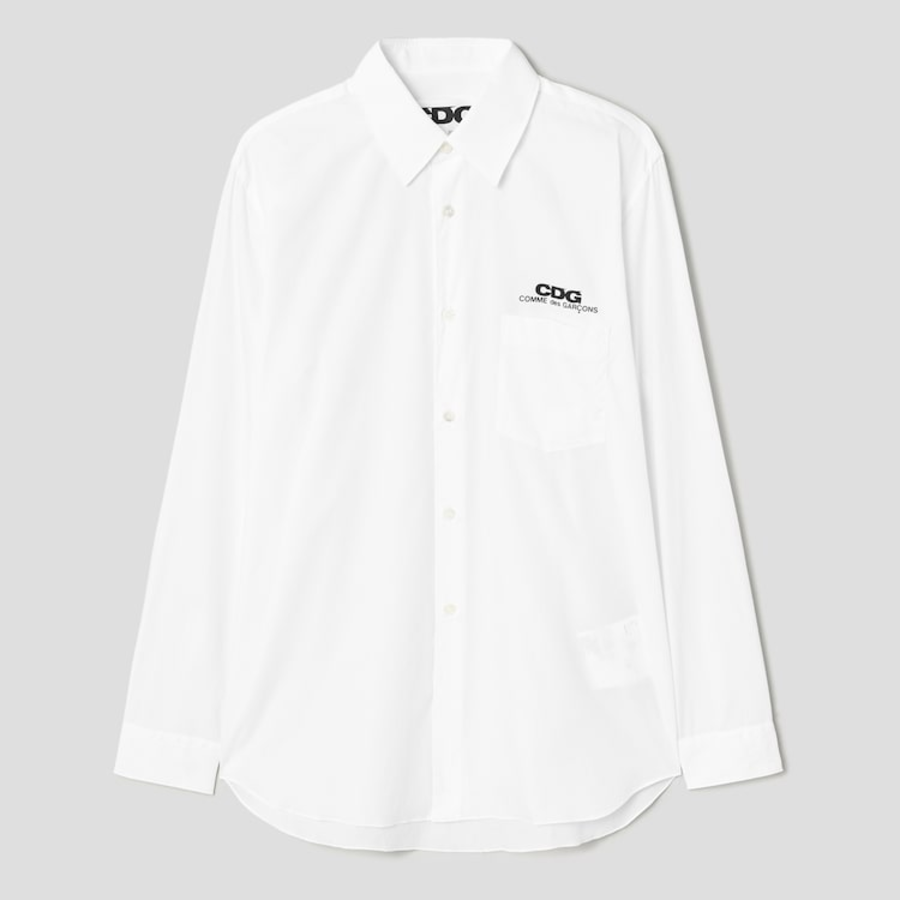 CDGCDGCDG Small Logo Shirt — White