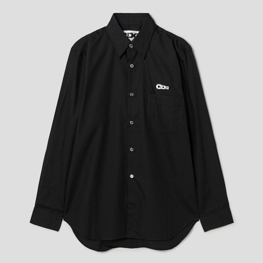 CDGCDGCDG CDG Patch Shirt — Black