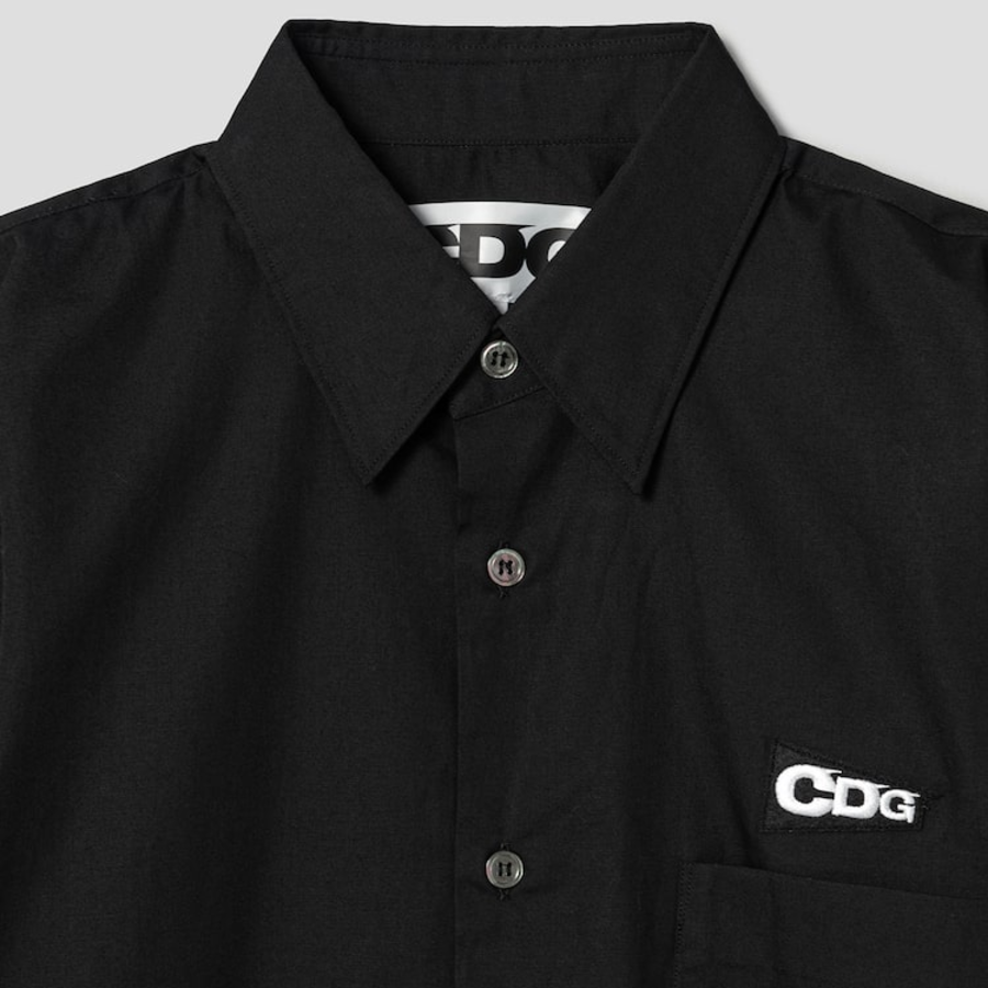 CDGCDGCDG CDG Patch Shirt — Black
