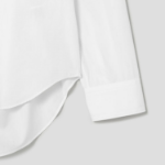 COMME des GARÇONS BLACK Cotton Broad Shirt — White