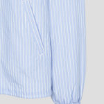 CDGCDGCDG Cotton Stripe Coach Jacket — Blue