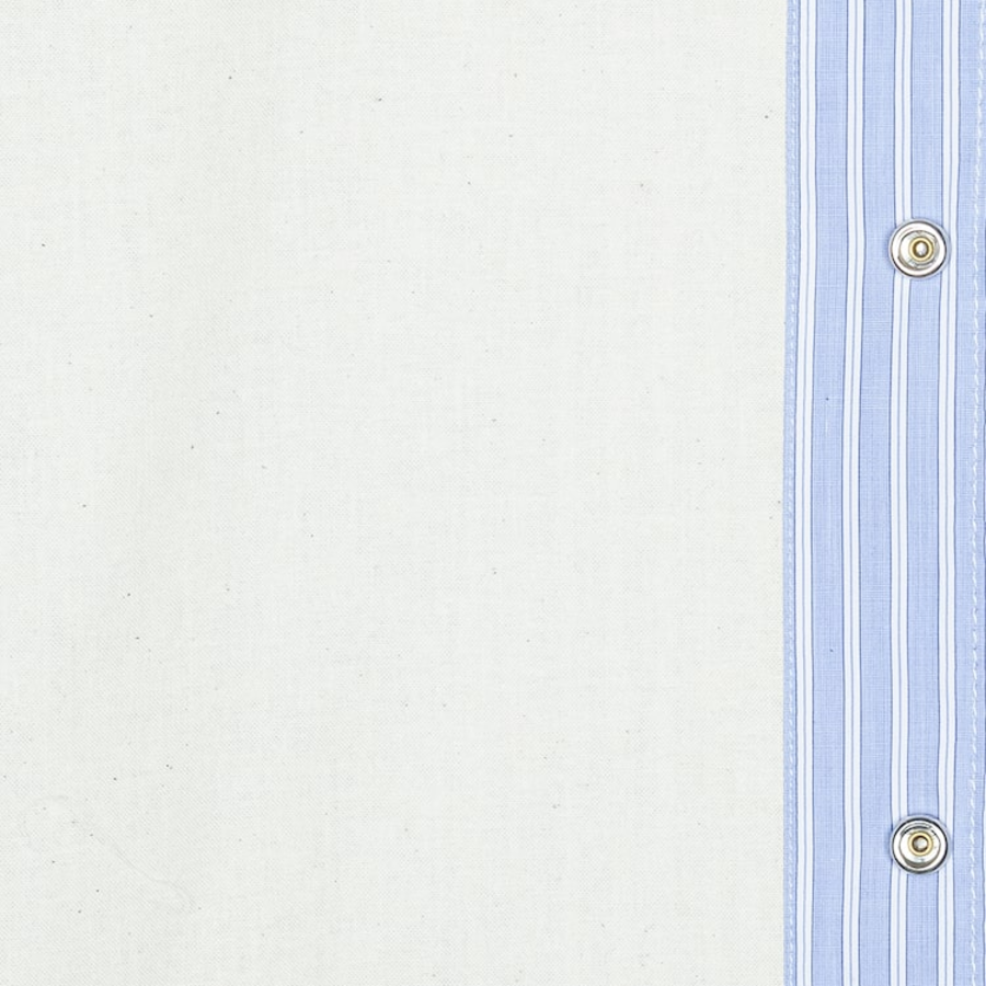 CDGCDGCDG Cotton Stripe Coach Jacket — Blue