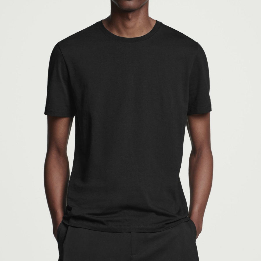 COS Regular Cotton T-Shirt – Black