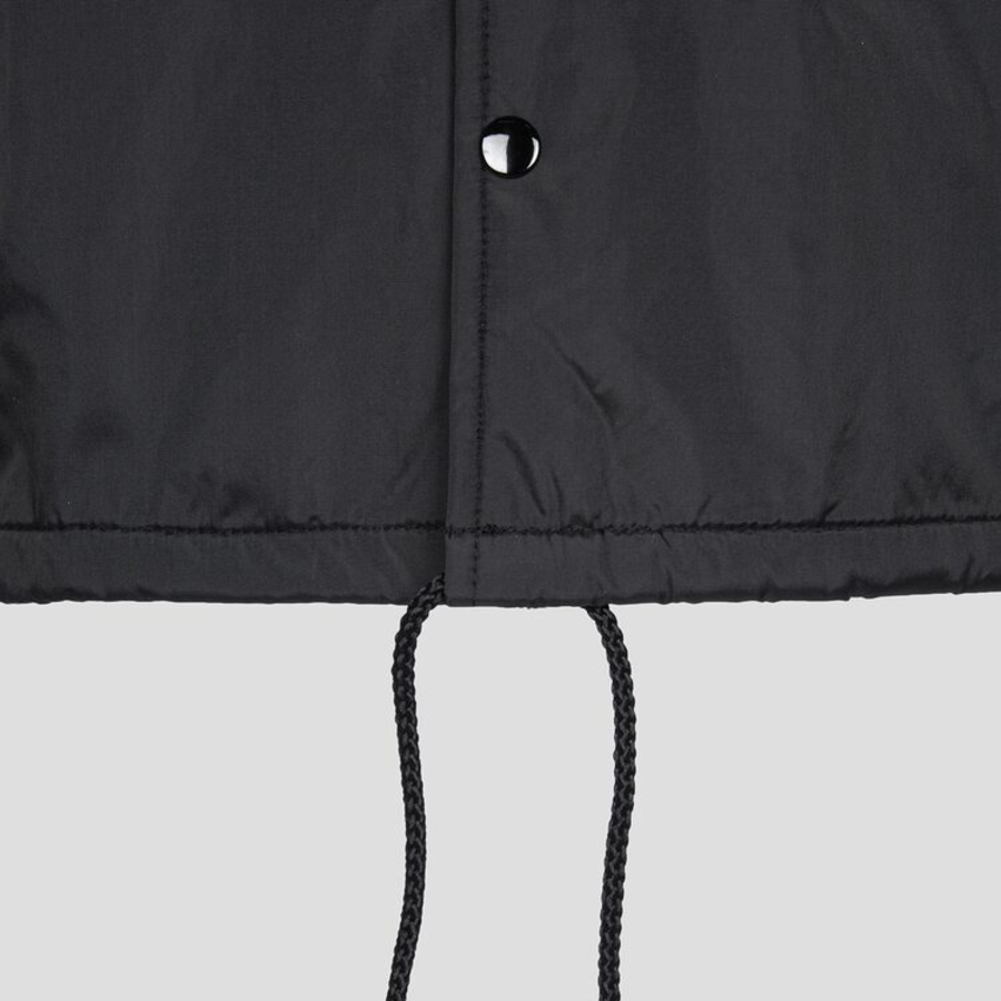 CDGCDGCDG Logo Printed Coach Jacket (Double Logo) — Black