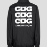 CDGCDGCDG Logo Printed Coach Jacket (Cdgcdgcdg) — Black
