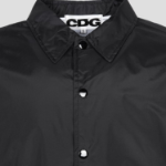 CDGCDGCDG Logo Printed Coach Jacket (Cdgcdgcdg) — Black