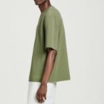 COS Relaxed Double-Face Knit T-Shirt – Green