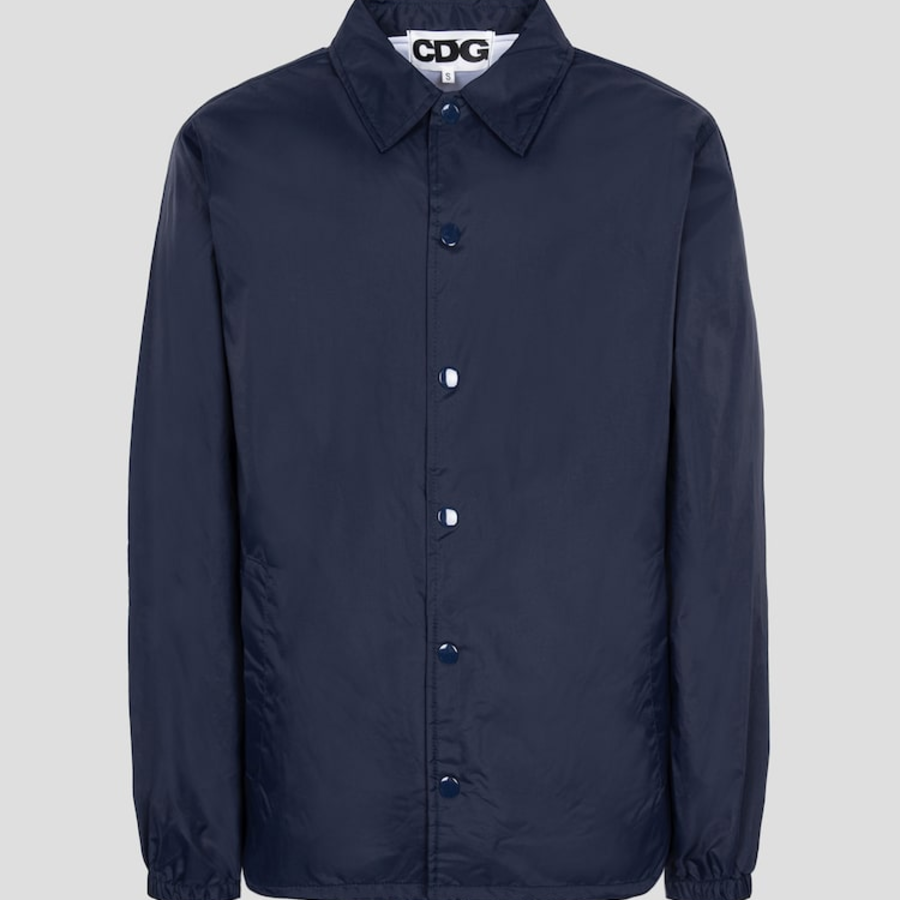 CDGCDGCDG Logo Printed Coach Jacket (Cdgcdgcdg) — Navy
