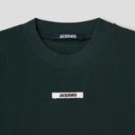 JACQUEMUS Le Tshirt Gros Grain - Dark Green