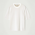 COS Relaxed Double-Face Knit T-Shirt – White