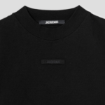 JACQUEMUS Le Tshirt Gros Grain - Black