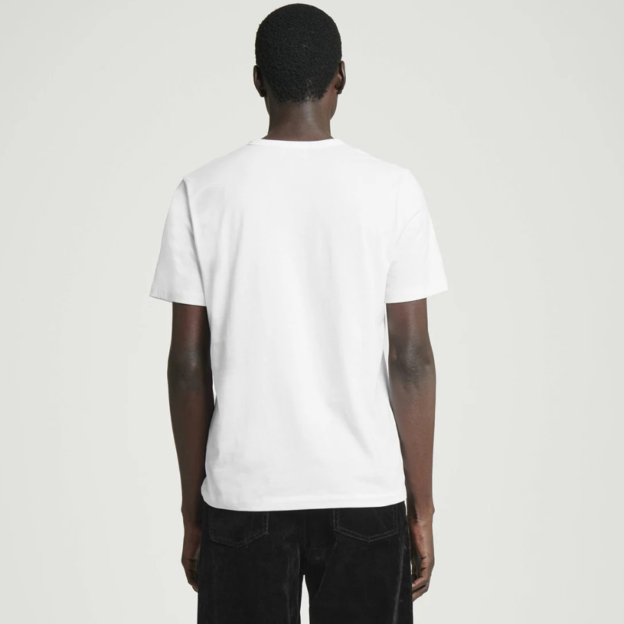 COS Regular Lightweight Brushed Cotton T-Shirt – White