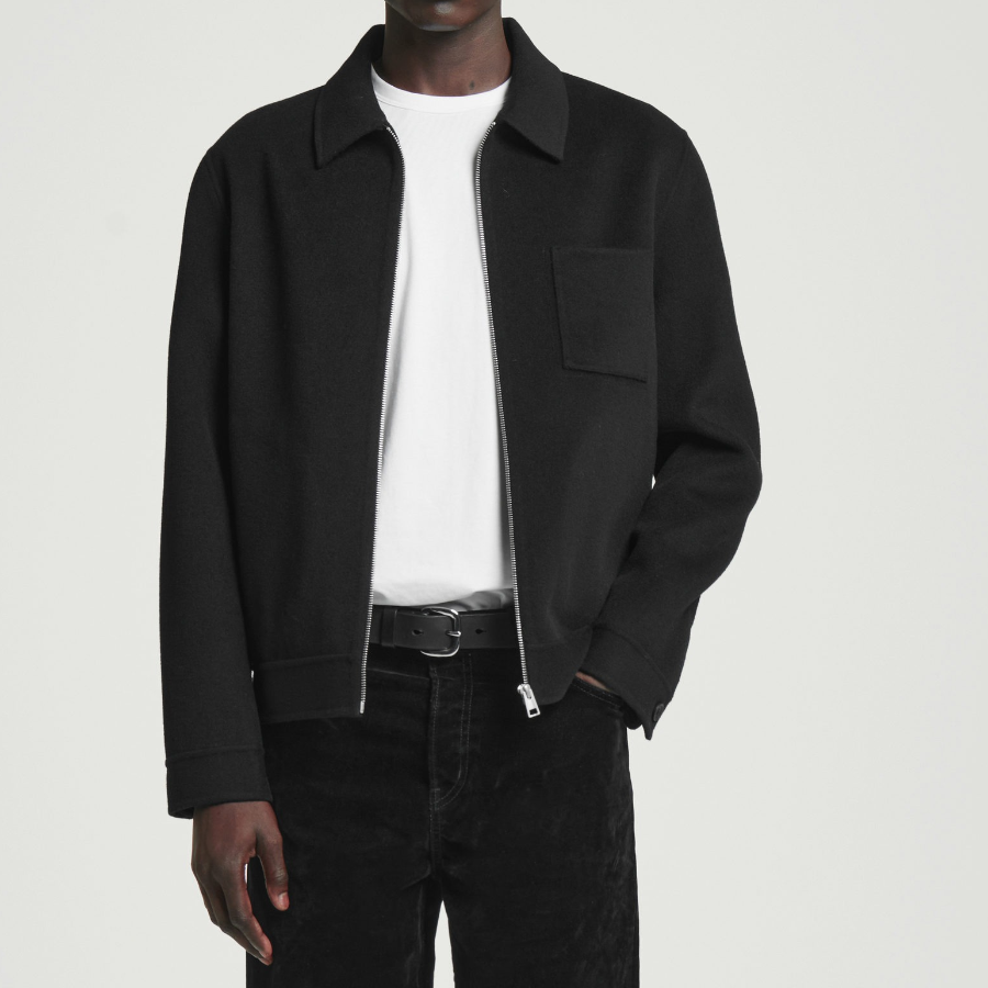 COS Regular Lightweight Brushed Cotton T-Shirt – White